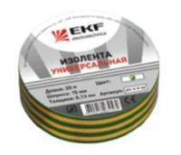 EKF Изолента ПВХ 15/20 красная, класс В (общего применения) 0.13х15 мм, 20 м plc-iz-b-r