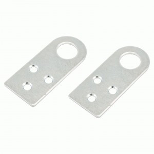 Проушина д/нав.замков Кунгур 30*70мм прямая цинк (10пар в  уп./цена за 2шт.) (100,10)