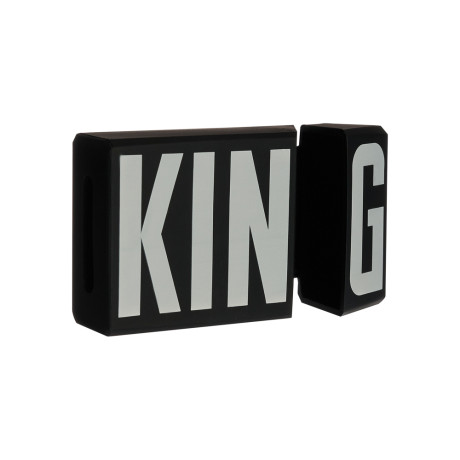 BY Ф.Киркоров Чехол для сигаретной пачки KING, силиконовый, чёрный