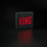 BY Ф.Киркоров Чехол для сигаретной пачки KING, силиконовый, чёрный