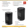 Тепловентилятор электрический керамический DTFC-1200, 3 режима, вентилятор, нагрев 600/1200 Вт Denzel