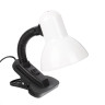 BY Светильник на прищепке, E27, 40 Вт, 230 В, гнущаяся ножка 10 см, шнур 75 см, белый
