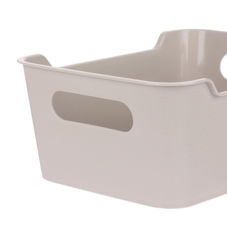 Корзинка универсальная "Mango" 2,4л. 230х160х90мм (светло-серый)