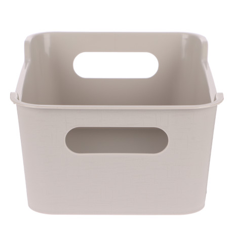 Корзинка универсальная "Mango" 2,4л. 230х160х90мм (светло-серый)