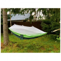 Гамак походный 260х140см (нейлон) Ham-17 карабины, моск. сетка повышенной прочности Ecos 4979