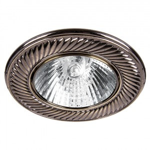 Lumin'arte св-к встр. MR16 GU5.3 коричневый металл 23x90мм MOD04BR-DL50GU5.3