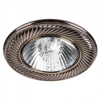 Lumin&#039;arte св-к встр. MR16 GU5.3 коричневый металл 23x90мм MOD04BR-DL50GU5.3