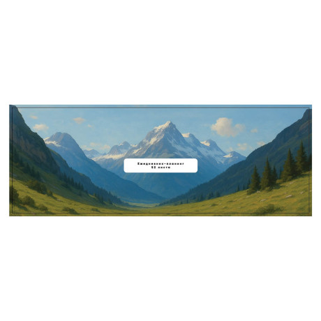 Планинг недатированный на гребне ClipStudio, размер 285х100, 52 листа