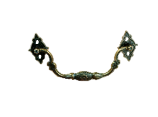 Ручка-качели шкатулочная "Венеция" 110мм, бронза