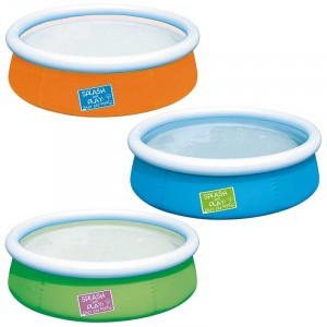 Бассейн с надувным бортом цветной 152*38 см, 477 л, Bestway 57241 4861