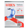 LEBEN Чайник электрический 1,7л, 1850Вт, скрытый нагр.элемент, автооткл., пластик, FK-1508-2