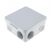 EKF коробка распр.  КМР-030-031 с крышкой наружная (80х80х50) 7 мембр. вводов IP54  plc-kmr-030-031