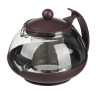 VETTA Чайник заварочный 750мл, овальный,  ситечко из нержавеющей стали, стекло, полипропилен