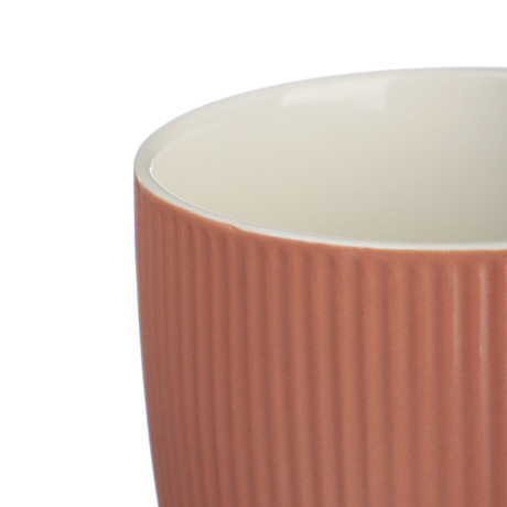 MILLIMI Кружка Рельеф цветной, 350мл, фарфор, 4 дизайна