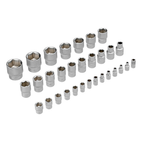 Набор инструментов, 1/2", 1/4", CrV, пластиковый кейс 69 предметов Stels