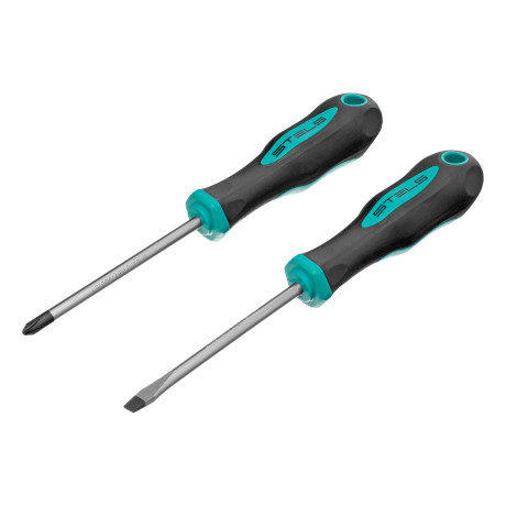 Набор инструментов, 1/2", 1/4", CrV, пластиковый кейс 69 предметов Stels