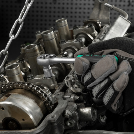 Набор инструментов, 1/2", 1/4", CrV, пластиковый кейс 69 предметов Stels