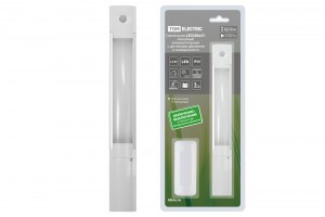 TDM св/д св-к линейный 1,3W(50Lm) LED280х37 акк.Li-Pol 900mAh/датчик движ. и освещ/USB SQ0329-3602