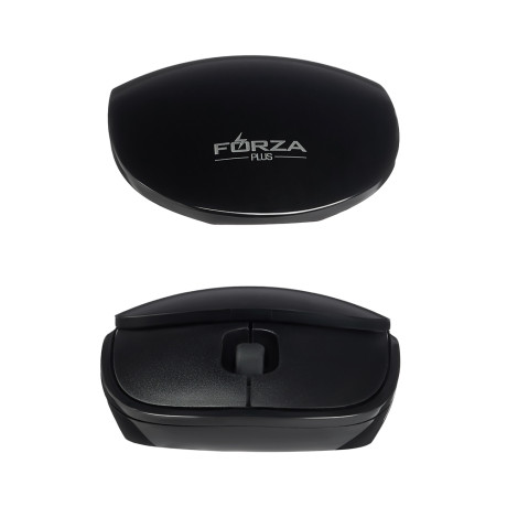 FORZA Компьютерная мышь беспроводная, 1000/1400/1800 DPI, 2.4GHz, 1xAAA, слайдер, чёрная