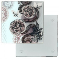 Подставка под горячее Тайны джунглей, 18*18см, стекло VL88-502 Мультидом