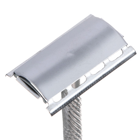 ЮНИLOOK Станок для бритья Т-образный, лезвие 1 шт, цинковый сплав, нерж.сталь