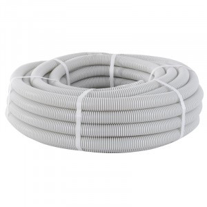 EKF Труба гофр. ПВХ с зондом d16мм (бухта 50м, цена за 1м) Plast tg-z-16-50m