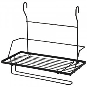 Полка на рейлинг с держателем д/бумаги Binario 33*16,5*29,5см, полим.покрытие, 109227 Рыжий кот