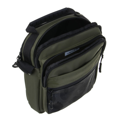 ЮL Фьючер Сумка мужская из водооталкивающей ткани, 6 отделений, ПЭ, 24х20х10см, 2 цвета, КЖС24-01