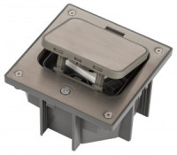 ЭРА Люки IP66 в бетон с розеткой, под шестигранник, серый ОФИС (лючек,розетка в пол)18-6002-03 63273