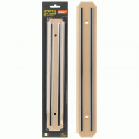 Держатель д/ножей магнитный MKH-33P 33см, нерж.сталь/пластик, бежевый 310887 Mallony