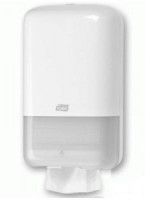 Диспенсер для туалетной бумаги листовой TORK белый, 349080, 556000 (бумага 122267)