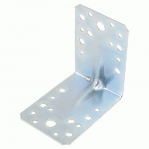 Уголок Кунгур крепежный 90х90*65*2 усил. цинк (50,10)