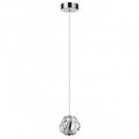 ODEON LIGHT 5084/5L L-VISION ODL25 хром/прозр./мет/акрил подвес св-к LED 5W 4000K 250lm JEMSTONE