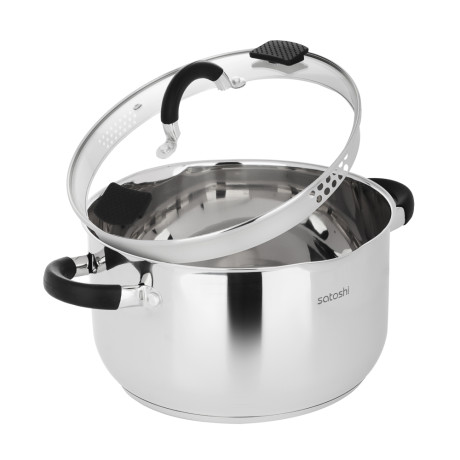 SATOSHI Арбон Кастрюля 24х13,5см, 5,9л, со стекл. крышкой, индукция
