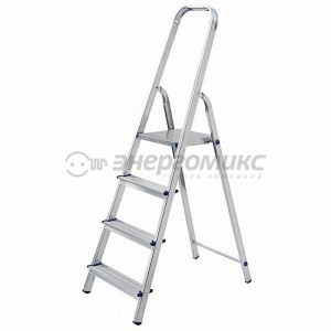 Стремянка алюминиевая четыре  ступеньки, 12-5041