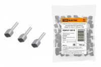 TDM наконечник-гильза штыревой втулочный изол. НШВИ(2) F-12 4х12 мм (уп. 100 шт., цена за ГУ) (10!)