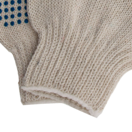 Перчатки х/б, ПВХ покрытие, "Точка", 7 класс Сибртех