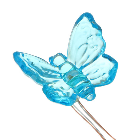 INBLOOM Гирлянда на солн.батарее Бабочки 2м, 20LED, шампань, 1.2V 2/3AAA 150mAh Ni-Cd, пластик