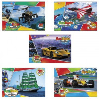 Альбом д/рисования, 20 л., HATBER VK, обложка офсет, 100 г/м2, &quot;д/мальчиков&quot; (5 видов), 20А4С