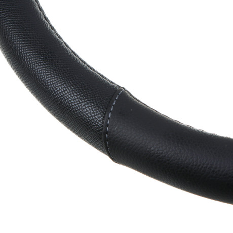 ЕРМАК Оплетка руля, вставка перфорированная, черная, черный (М), полиуретан(PU)