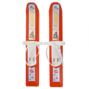 Мини-лыжи Юниор с пластиковыми креплениями, 47см, для размеров обуви 24-31