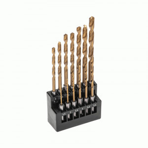 KRANZ Набор сверл по металлу 1,5-6,5мм (через 0,5мм, 3,2мм, 4,8мм) ТИТАН уп.13 шт цена/уп KR-91-0622