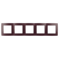 ЭРА 12 рамка СУ 5 мест. Бордо, 12-5005-25 0376