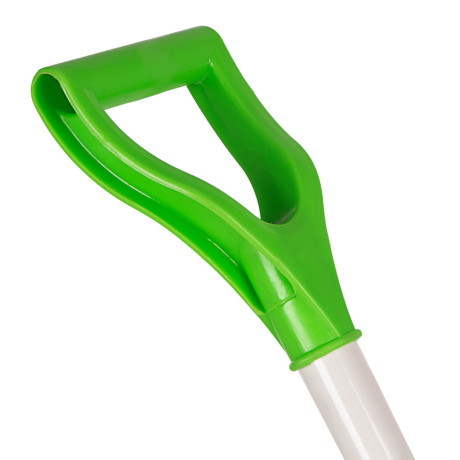 Лопата для уборки снега пластиковая Profi, 415 х 445 х 1500 мм, алюминиевый черенок, Сибртех