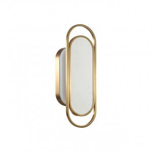 ODEON LIGHT 7066/12WL L-VISION ODL25 353 Бра бронз./искусств.мрамор IP20 LED 12W 3000K 220V MILANO