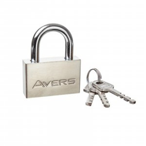 Замок навес Аверс PDS-30-60 сталь, Ш58*В75мм, дуж d=8,8мм неавтомат, 3диск кл. Блистер (72,12)