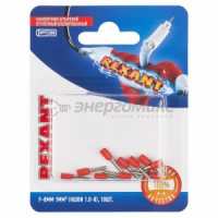 REXANT наконечник штыревой втулочный изол. НШВИ F-8мм 1мм  желт. (10!),  06-0405-A