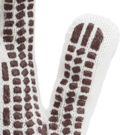 Перчатки трикотажные, ПВХ гель "Протектор", оверлок Сибртех