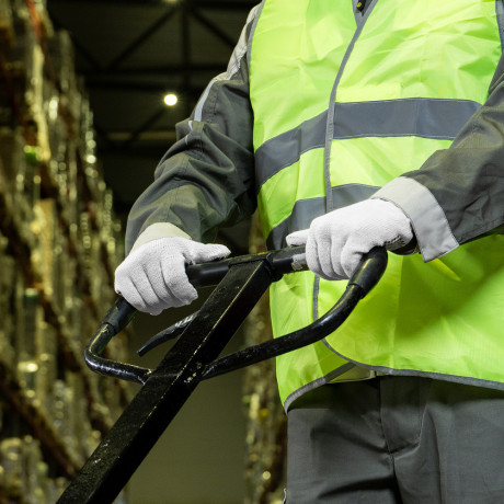 Перчатки трикотажные, ПВХ гель "Протектор", оверлок Сибртех