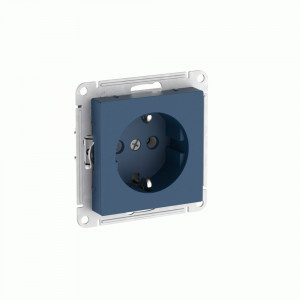 Systeme Electric ATLASDESIGN мех. роз. СУ 1 мест. (земля) 16А (автоклеммы) АКВАМАРИН ATN001143S (5!)